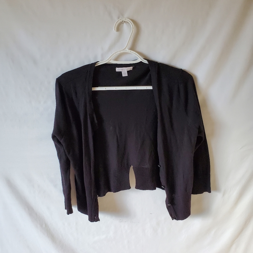 Short Black Cardigan